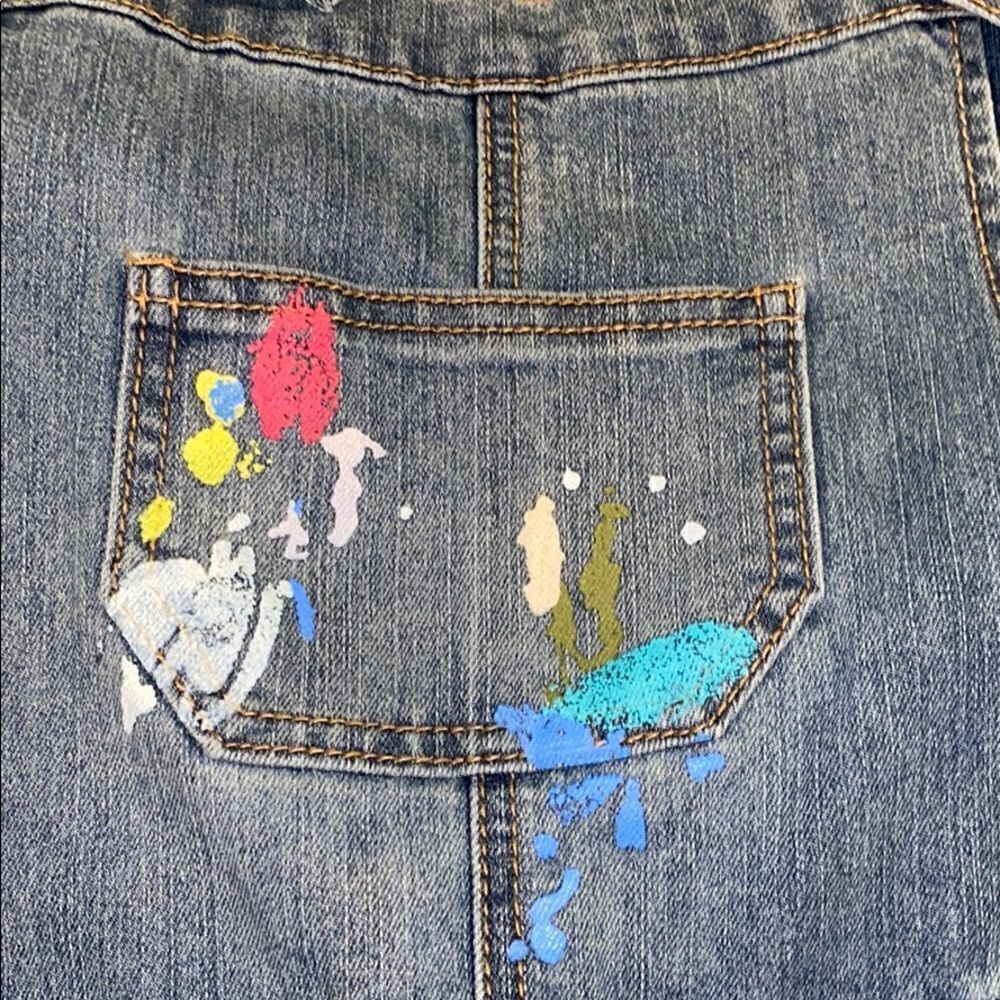Cat & Jack Splatter Paint Overalls - Picture 6 of 10